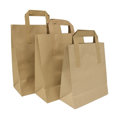 Brown Kraft Paper SOS Bags